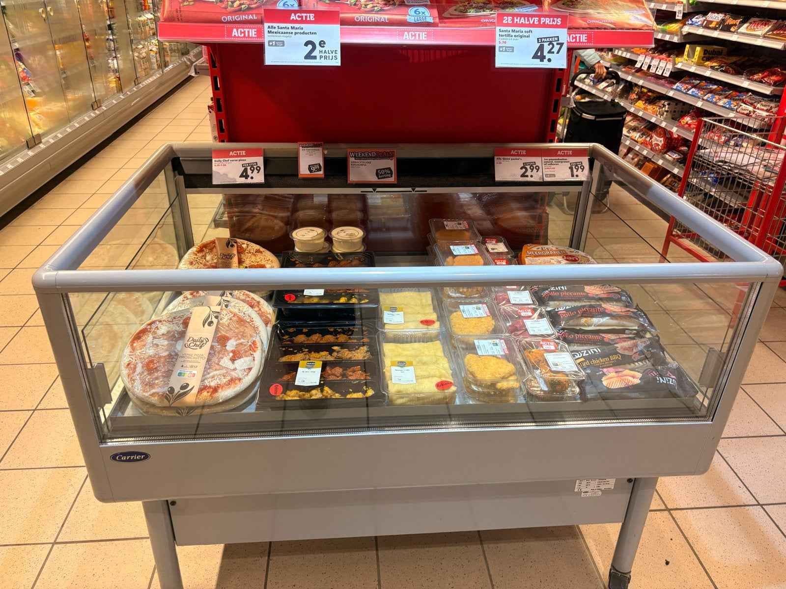 2x Koelvitrine, Ophalen