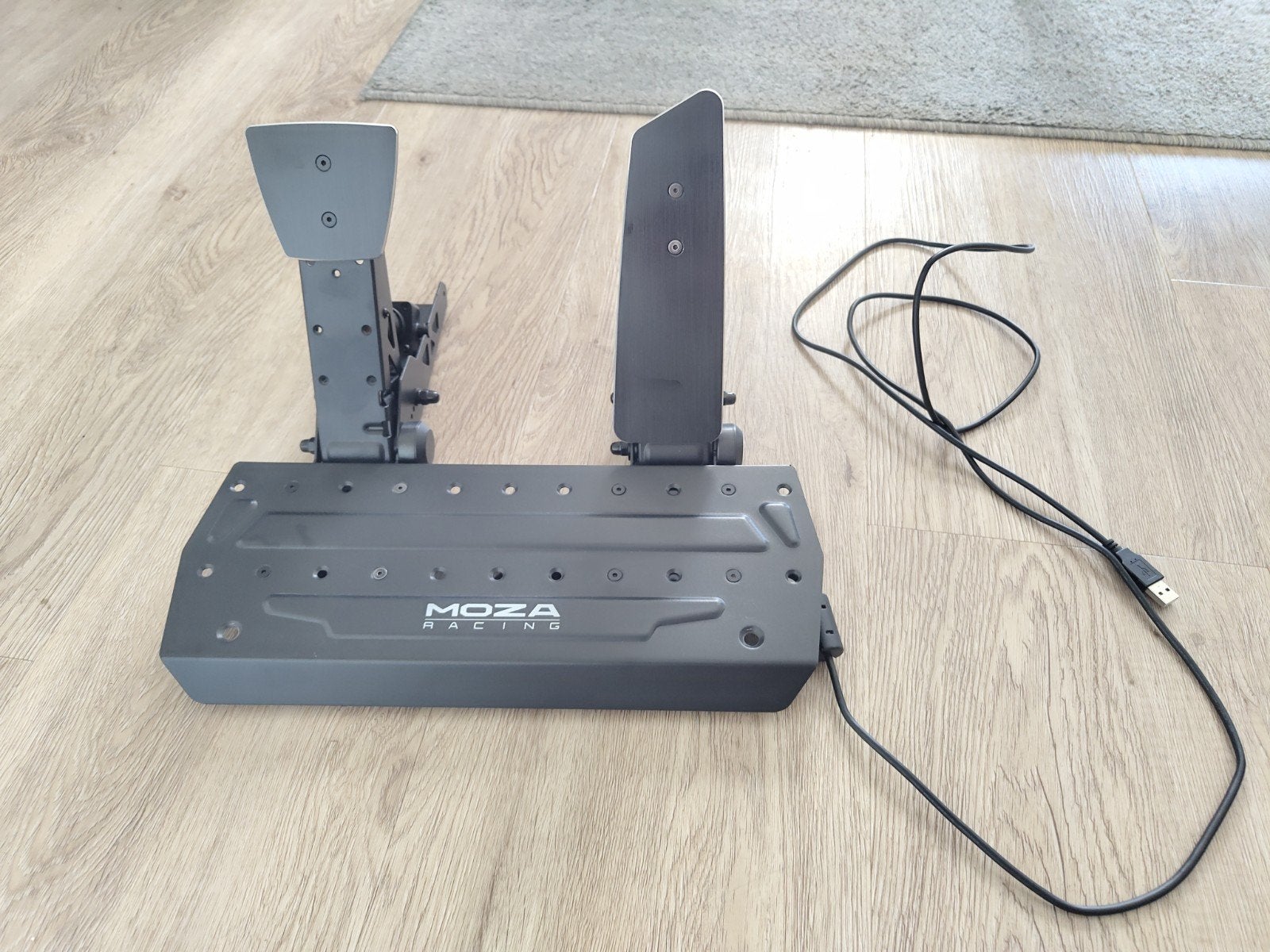 Moza SR-P pedalen met loadcell, Computers en Software, Joysticks, Ophalen of Verzenden, Zo goed als nieuw, Moza Racing