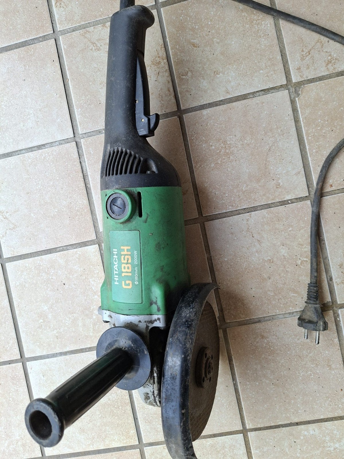 haakse slijper Hitachi, Ophalen of Verzenden, 1000 watt of meer, Haakse handslijpmachine