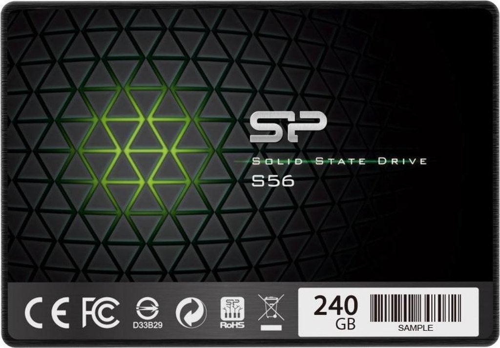 Silicon Power Slim S56. SSD capaciteit: 240 GB,, Intern, Verzenden, SSD, Nieuw
