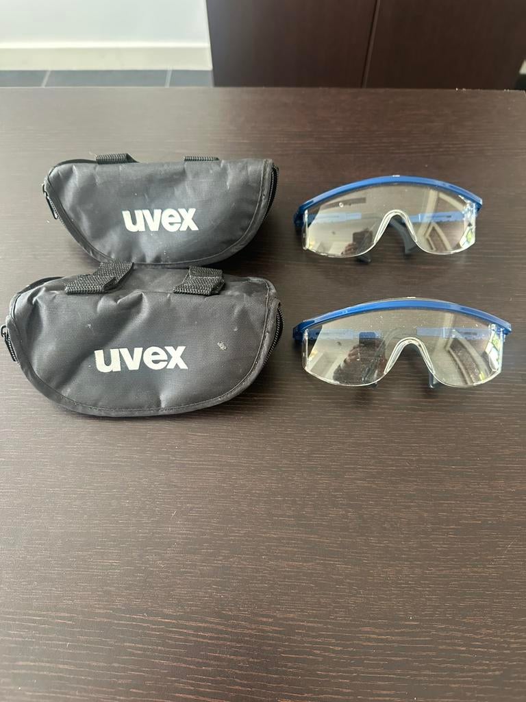2x Uvex veiligheidsbril, Ophalen of Verzenden, Zo goed als nieuw