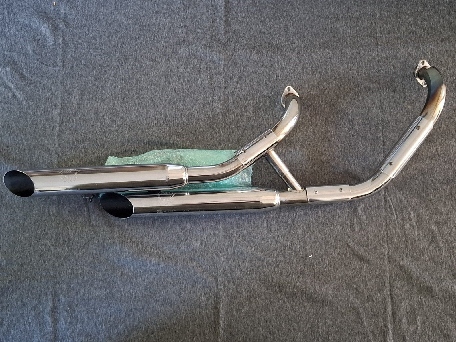 BSM Line uitlaat Kawasaki VN 800 classic met E-nummer, Motoren, Ophalen of Verzenden, Gebruikt