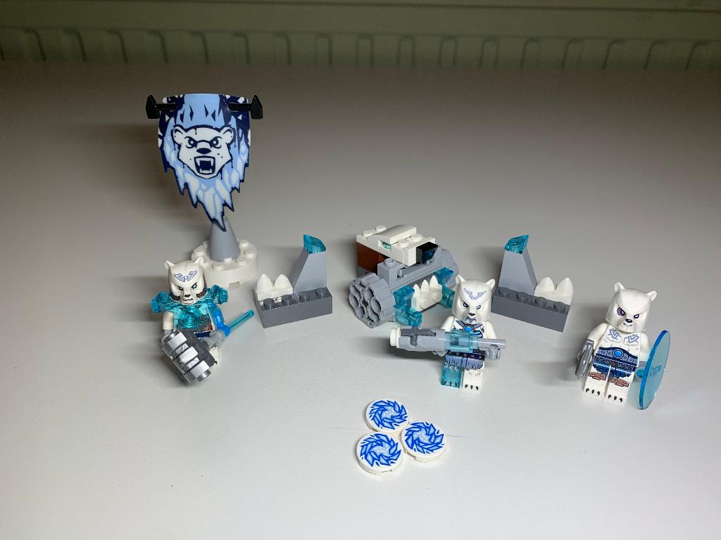 LEGO Ice Bear Tribe Pack 70230 Chima, Ophalen of Verzenden, Zo goed als nieuw, Complete set, Lego
