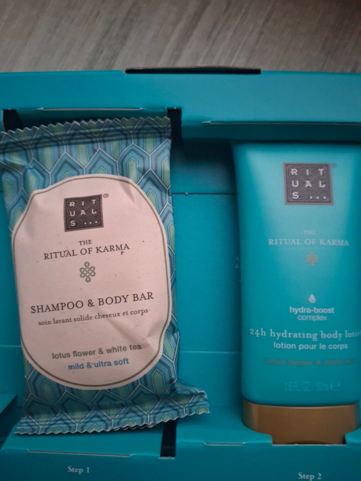 Rituals The  of Karma set - Shampoo & Body Bar + Bodylo, Sieraden, Tassen en Uiterlijk, Ophalen of Verzenden, Nieuw, Bad & Douche