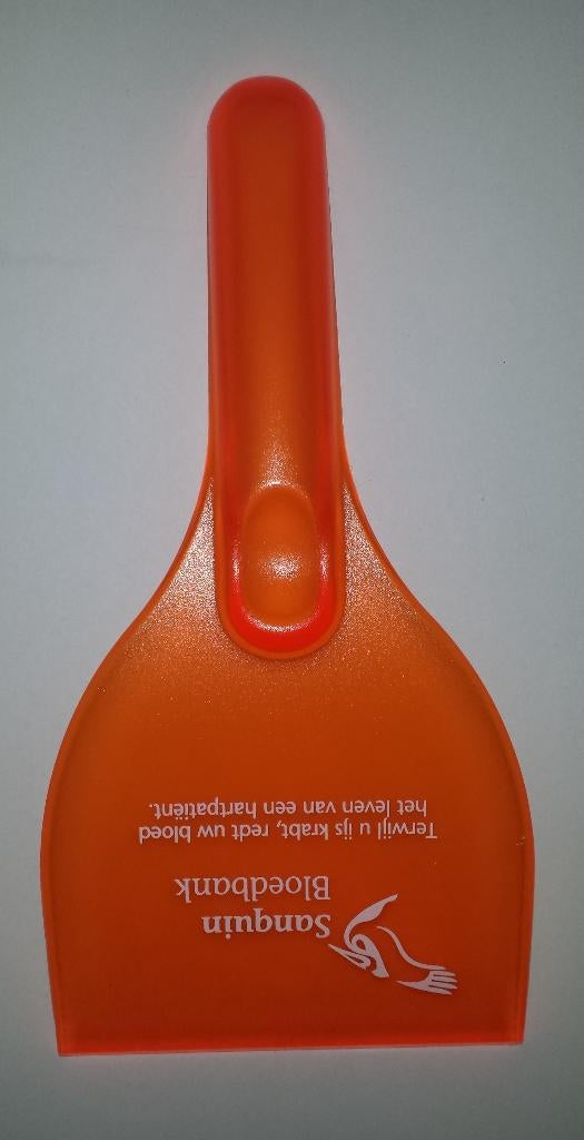 Oranje Sanquin ijsKrabber (RuitenKrabber), Ophalen of Verzenden, Nieuw