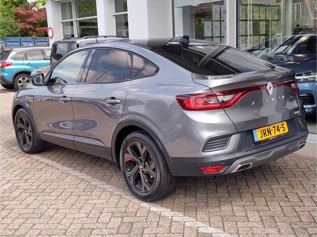 Renault Arkana 1.6 E-TECH HYBRID 145 R.S. LINE Dodehoeksenso, Auto's, Renault, Gebruikt, Leder en Stof, Bedrijf, 760 kg
