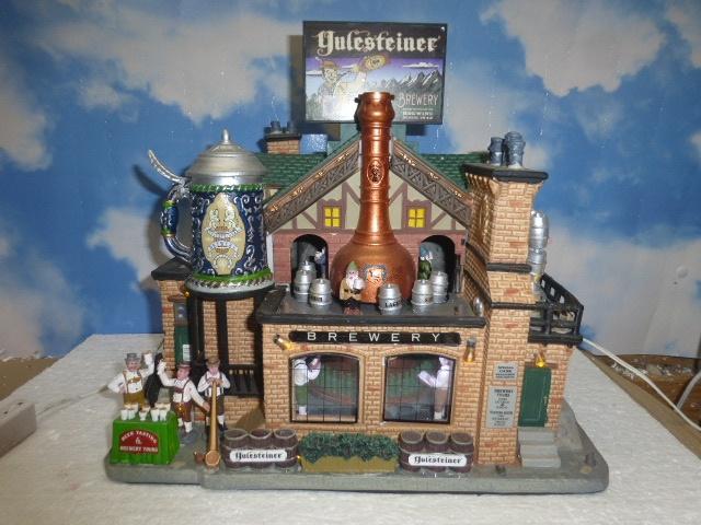 lemax Yulesteiner Brewery kerstdorp bier brouwerij kerst, Ophalen of Verzenden, Zo goed als nieuw