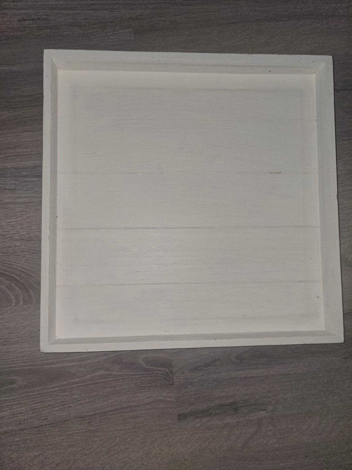 Riverdale Hout Witte Dienblad - 45 cm (2 stuks), Huis en Inrichting, Vierkant, Ophalen of Verzenden, Zo goed als nieuw, Dienblad