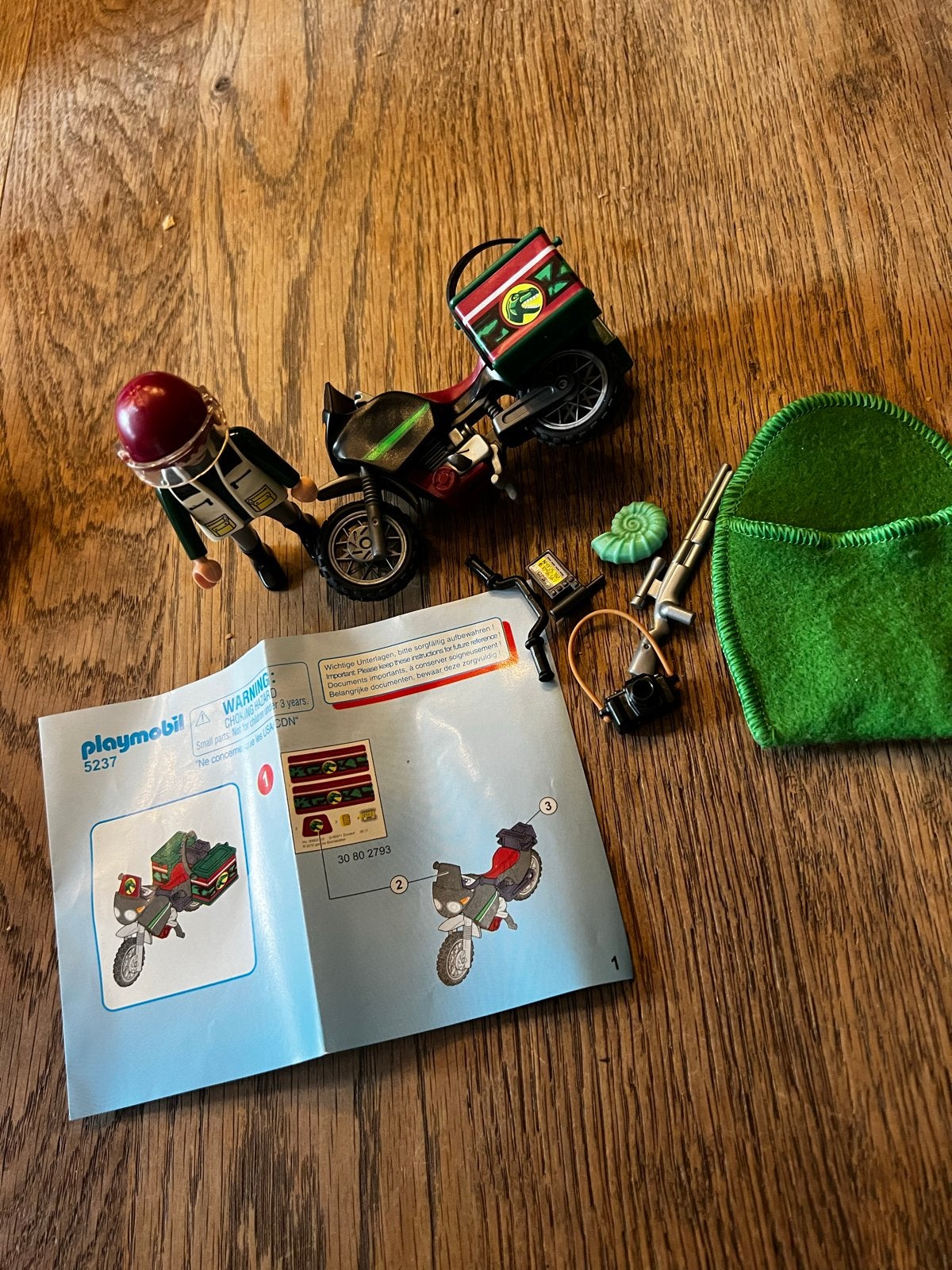 Playmobil 5237 Wetenschapper met motor - Dino Rise, Gebruikt, Complete set, Voertuig, Ophalen of Verzenden