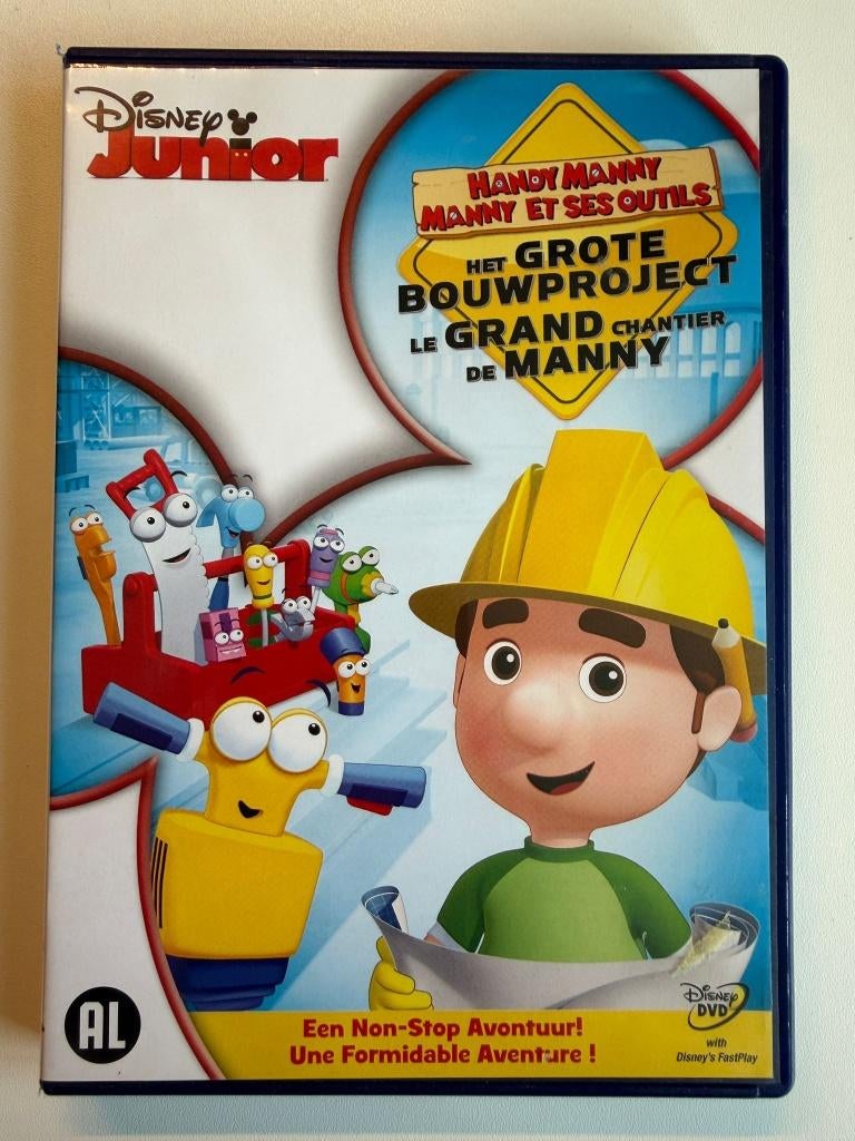 Handy Manny - Het Grote Bouwproject DVD | Actie 5=4, Europees, Tekenfilm, Alle leeftijden, Ophalen of Verzenden