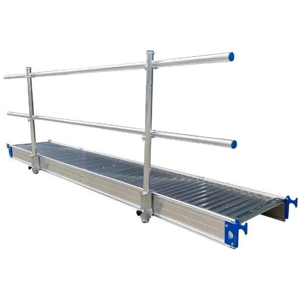 Loopbrug 6 meter met leuning, Ophalen, Zo goed als nieuw, Overige typen, Minder dan 2 meter