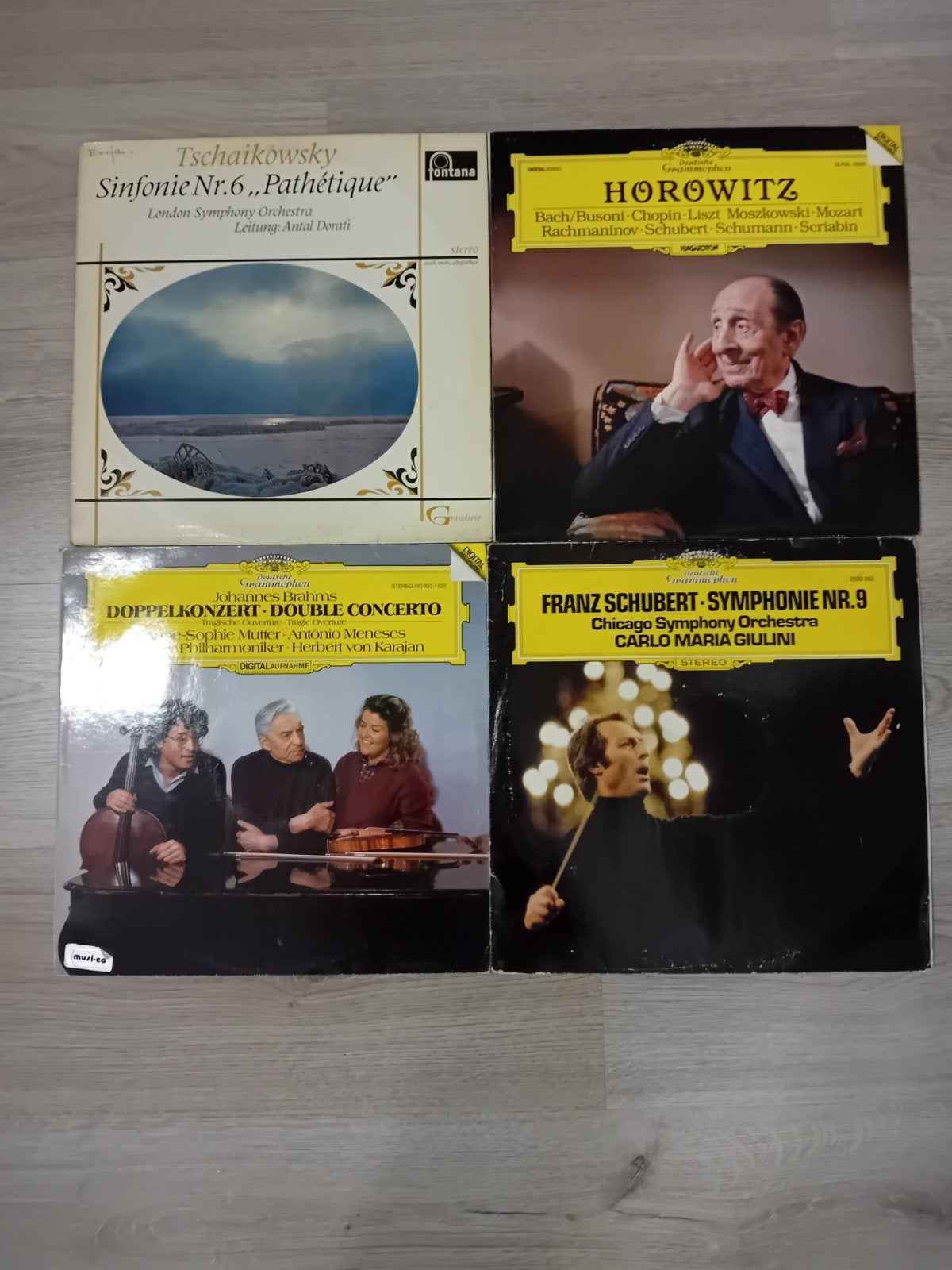 Klassieke LP's: Tchaikovsky, Brahms, Schubert, Horowitz, Cd's en Dvd's, Gebruikt, Symfonie, Ophalen of Verzenden, Romantiek