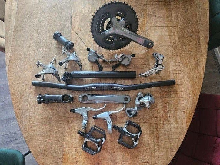 Shimano Tiagra 4703 3x10 groepset + Ritchey onderdelen, Fietsen en Brommers, Ophalen, Gebruikt, Overige typen, Stadsfiets