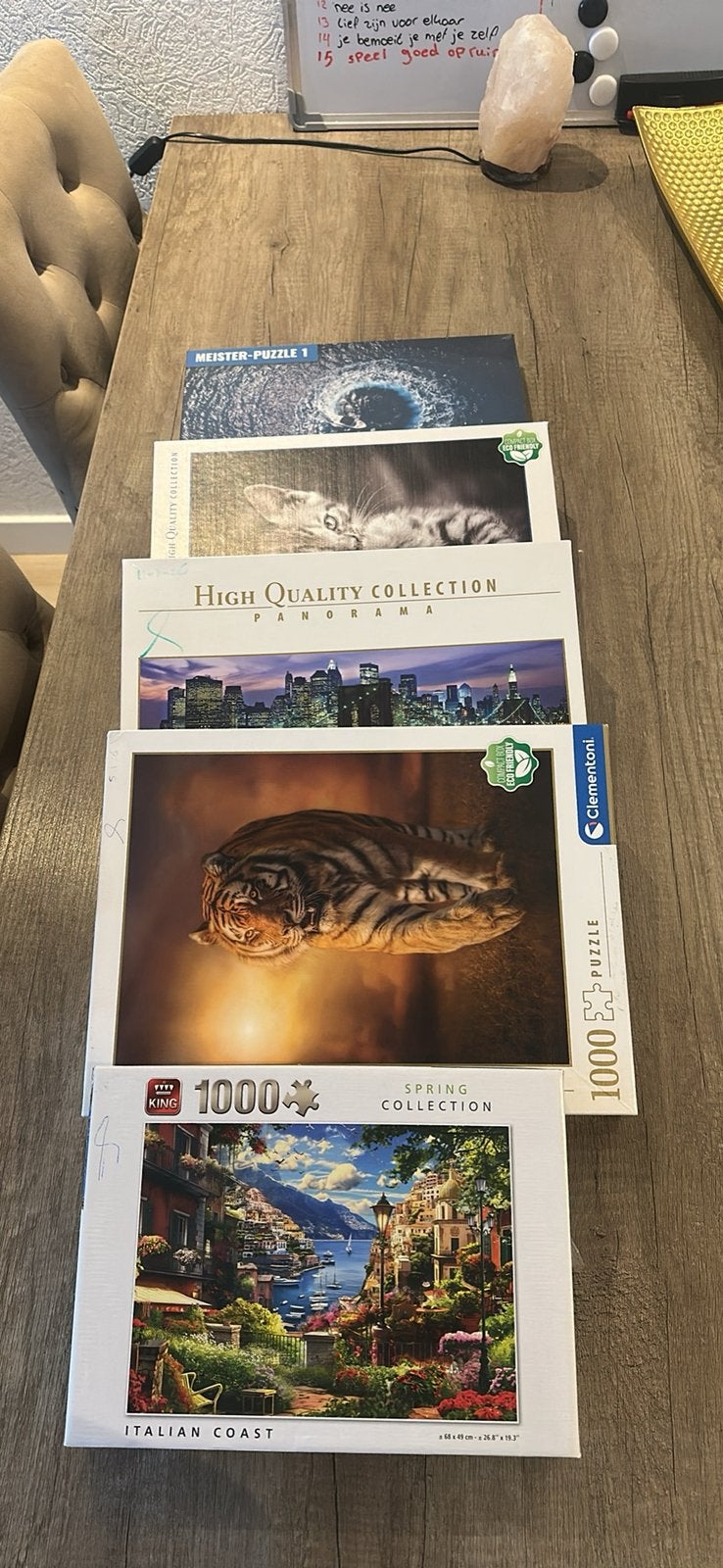 Puzzels, Hobby en Vrije tijd, Denksport en Puzzels, Ophalen, 500 t/m 1500 stukjes, Zo goed als nieuw