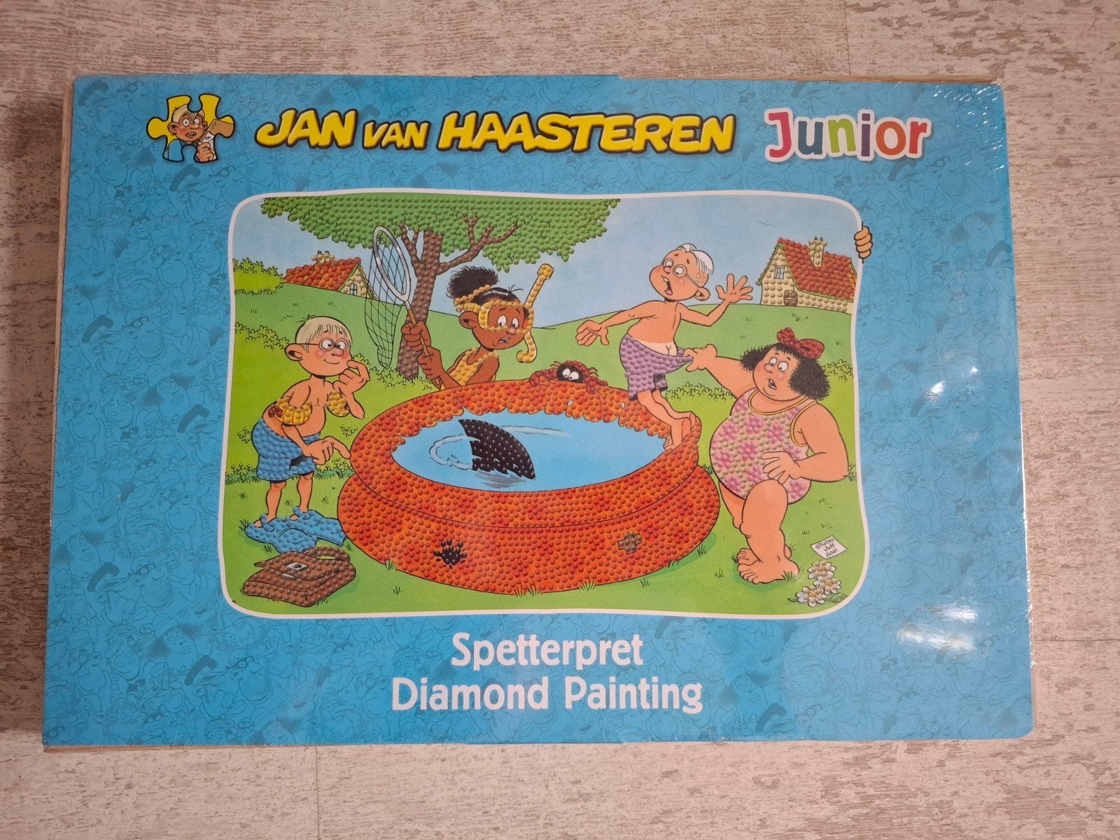 Jan van Haasteren junior diamond painting schilderij, Ophalen of Verzenden, Nieuw, Knutselwerk