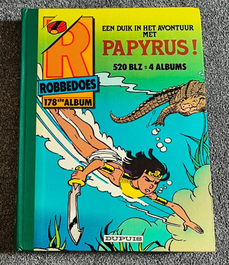 Ingebonden Robbedoes nr.178 1986, Gelezen, Robert Velter, Eén stripboek, Ophalen of Verzenden