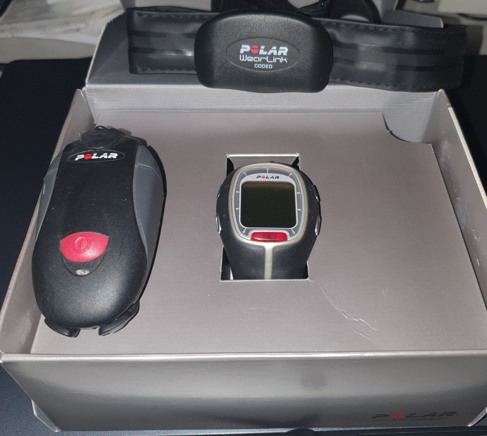 POLAR hardloophorloge RS200sd met footpod en hartslagband, Sport en Fitness, Loopsport en Atletiek, Overige merken, Gebruikt, Ophalen of Verzenden