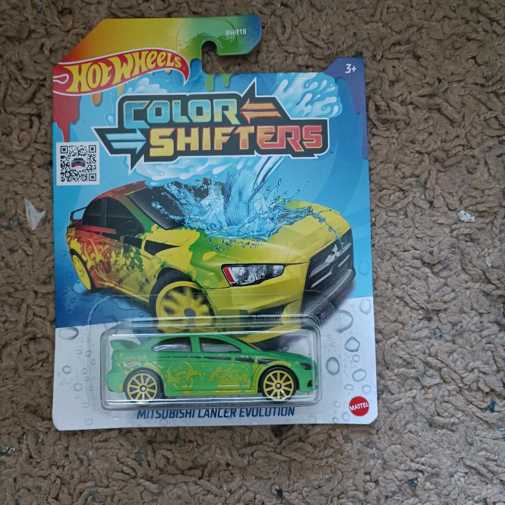 Hot Wheels Color Shifters mitsubishi lancer evolution, Ophalen of Verzenden, Nieuw, Auto