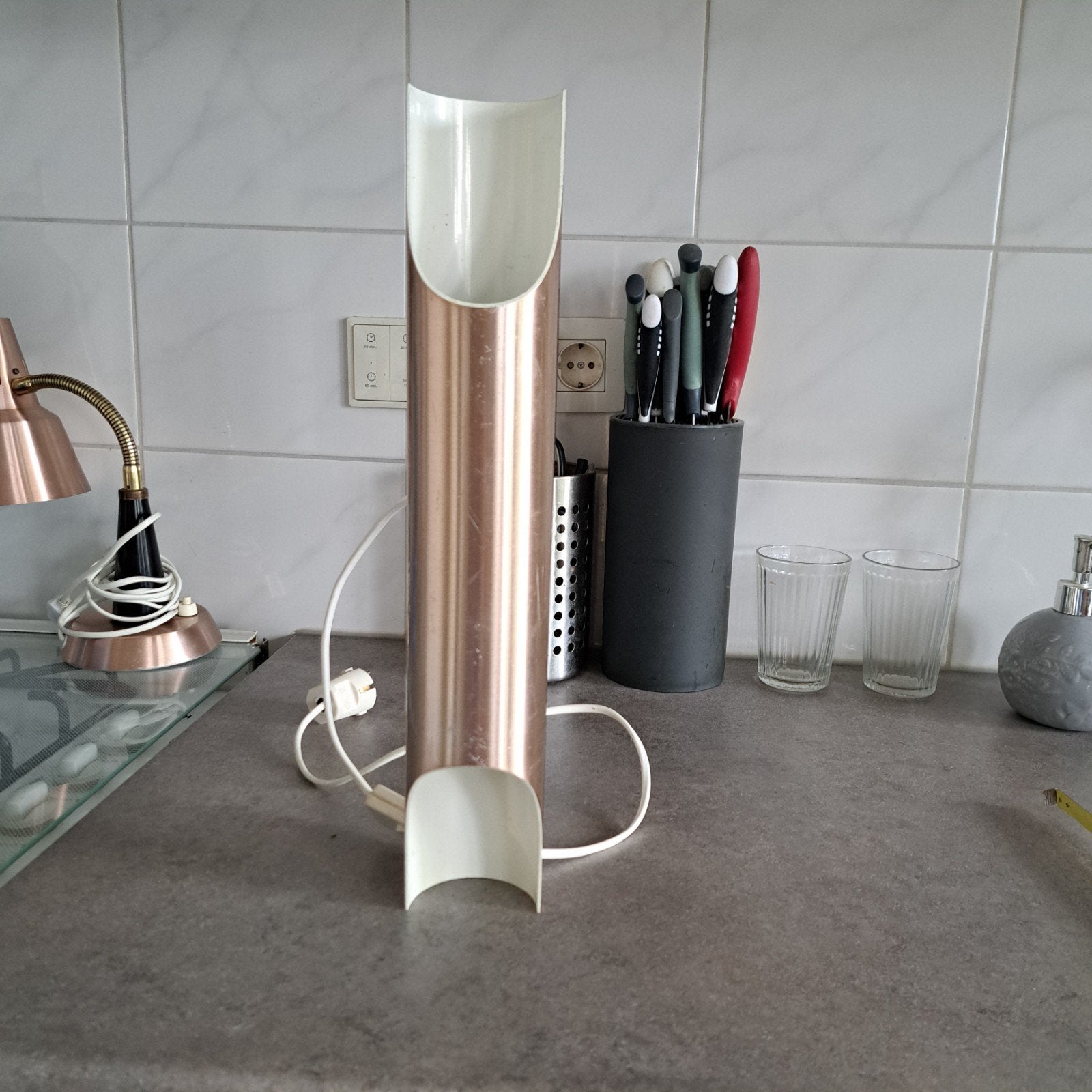 vintage raak wandlamp 70's, €50,00, Huis en Inrichting, Ophalen of Verzenden