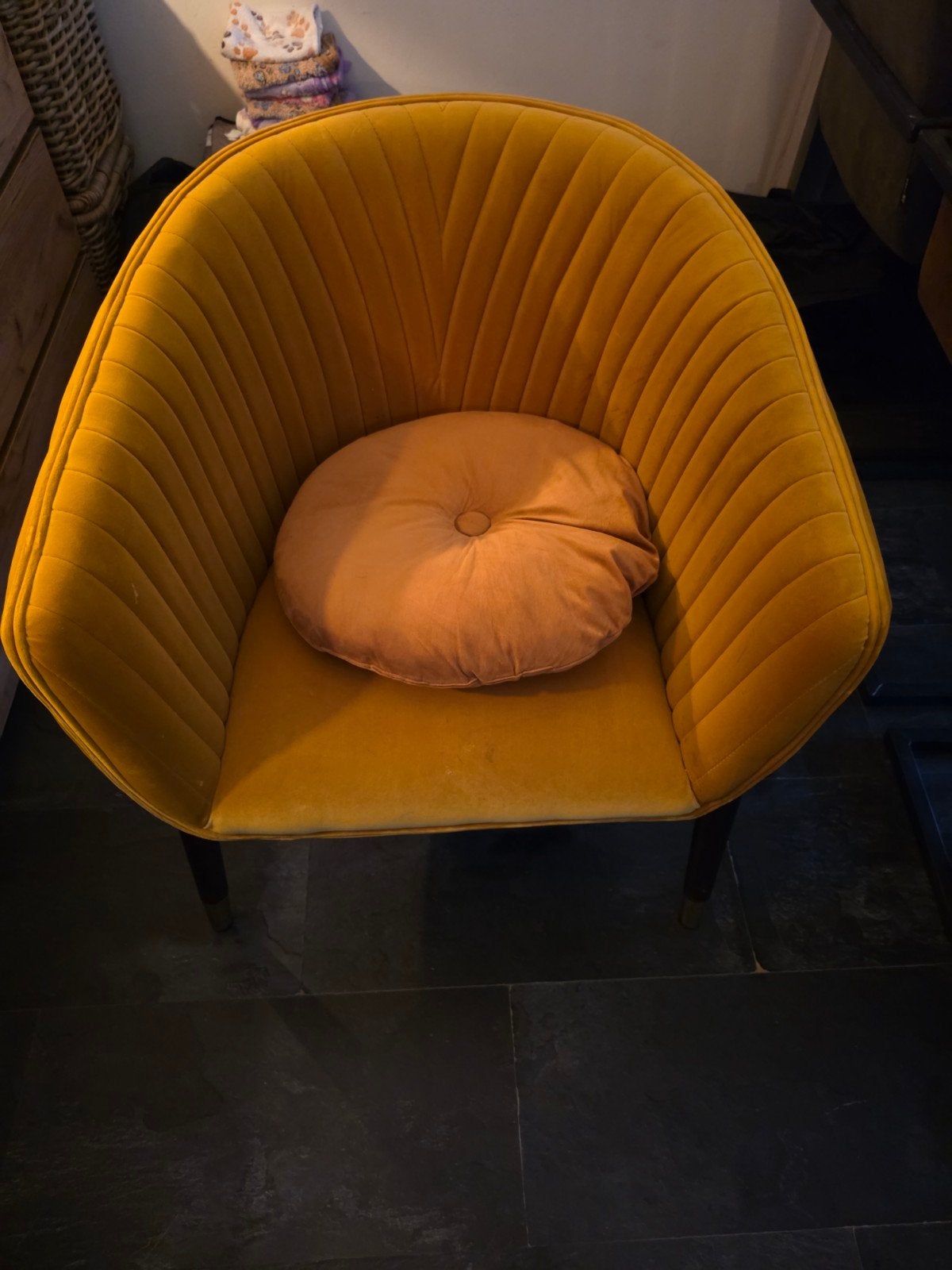 Te koop; Fauteuil, Ophalen, Gebruikt, 75 tot 100 cm, Stof