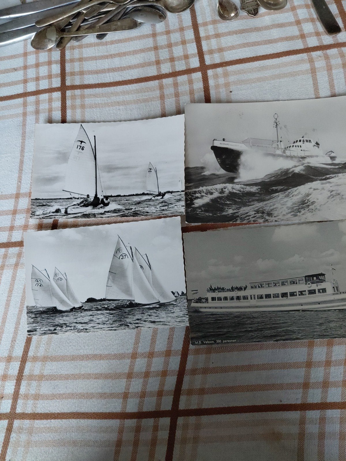 L 40.4 kaarten  van boten, Ophalen of Verzenden, Kaart, Foto of Prent