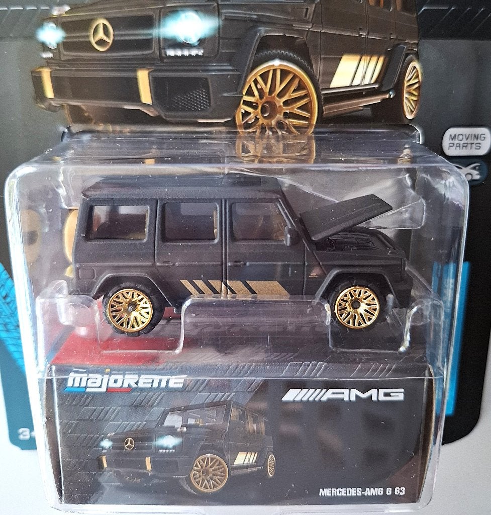 Majorette Mercedes AMG G 63, Moving parts, Matt Black, Ophalen, Nieuw, Auto