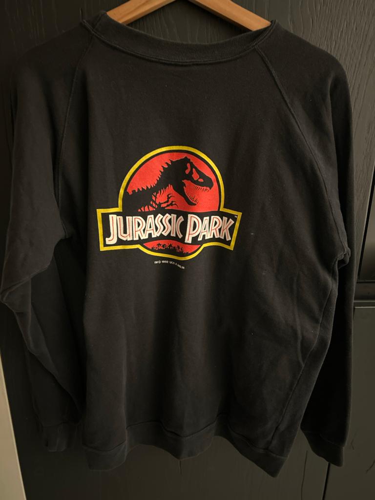 Vintage Jurassic Park Sweater Zwart, Ophalen of Verzenden, Zo goed als nieuw
