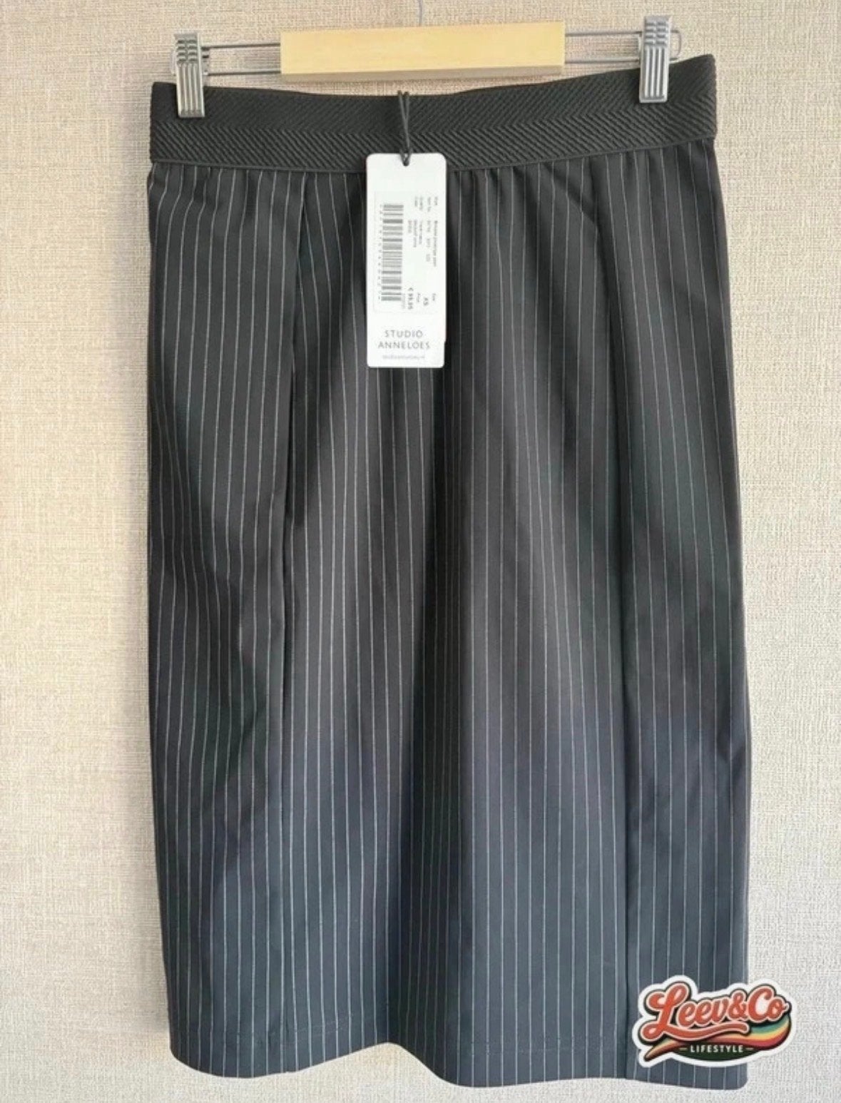 Studio Anneloes Simone Pinstripe Rok Zwart/Wit Maat XS, Kleding | Dames, Nieuw, Ophalen of Verzenden, Studio, Maat 34 (XS) of kleiner