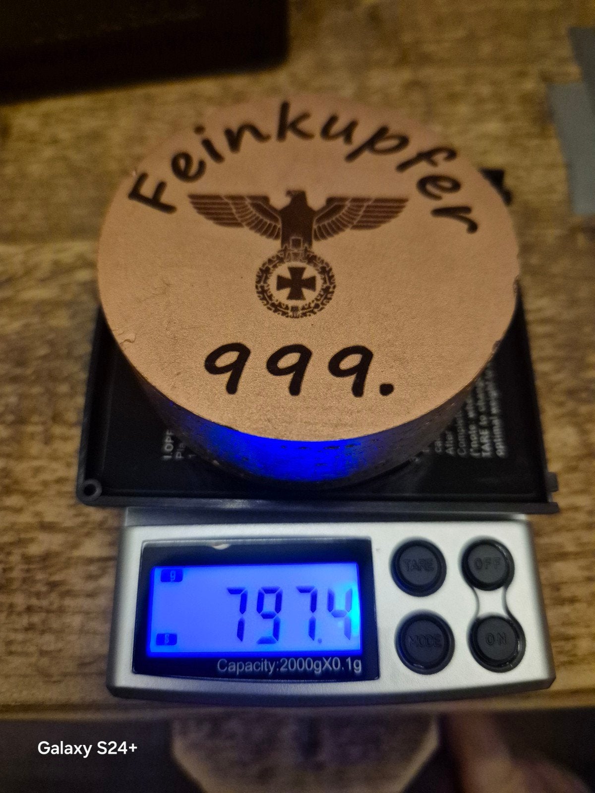 Fijnkoper 999. - 797.4g Koperen Baren, Postzegels en Munten, Edelmetalen en Baren, Verzenden, Koper
