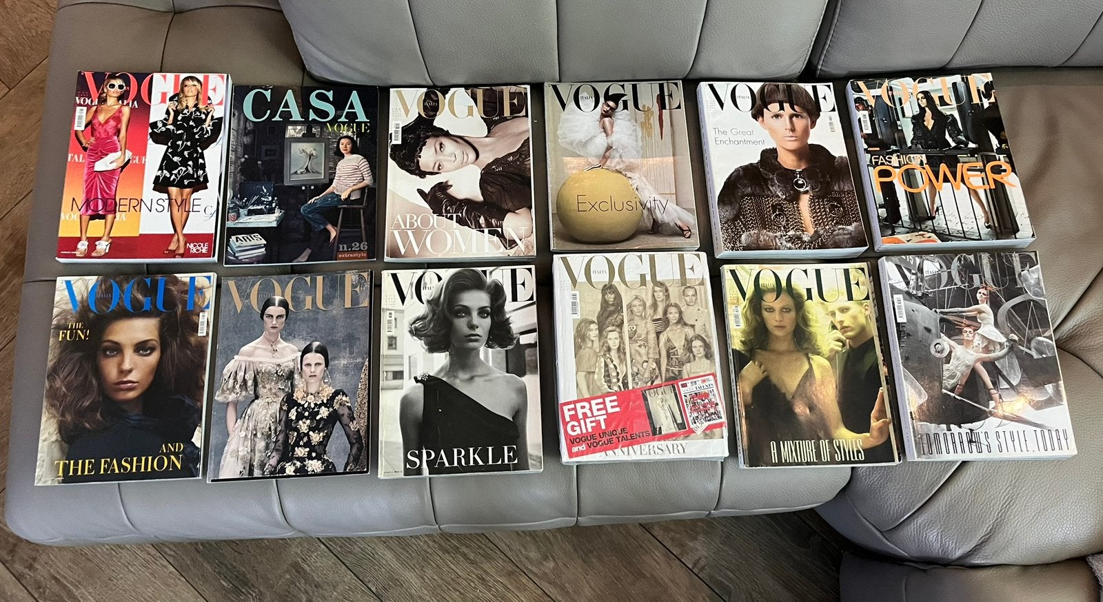 Vintage Vogue Italia boek magazines verzameling, Ophalen of Verzenden, 1980 tot heden, Tijdschrift