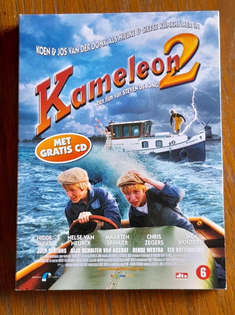 Kameleon 2 dvd extra cd, Ophalen of Verzenden, Zo goed als nieuw, Avontuur, Film