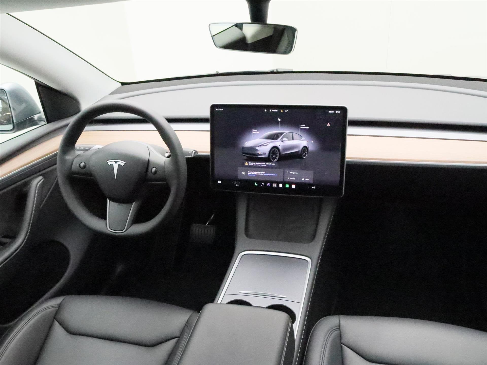 Tesla Model Y Long Range AWD 75kWh 351pk 94,3% SoH [ AMD RYZ, Auto's, Automaat, Dealer onderhouden, Gebruikt, Zwart