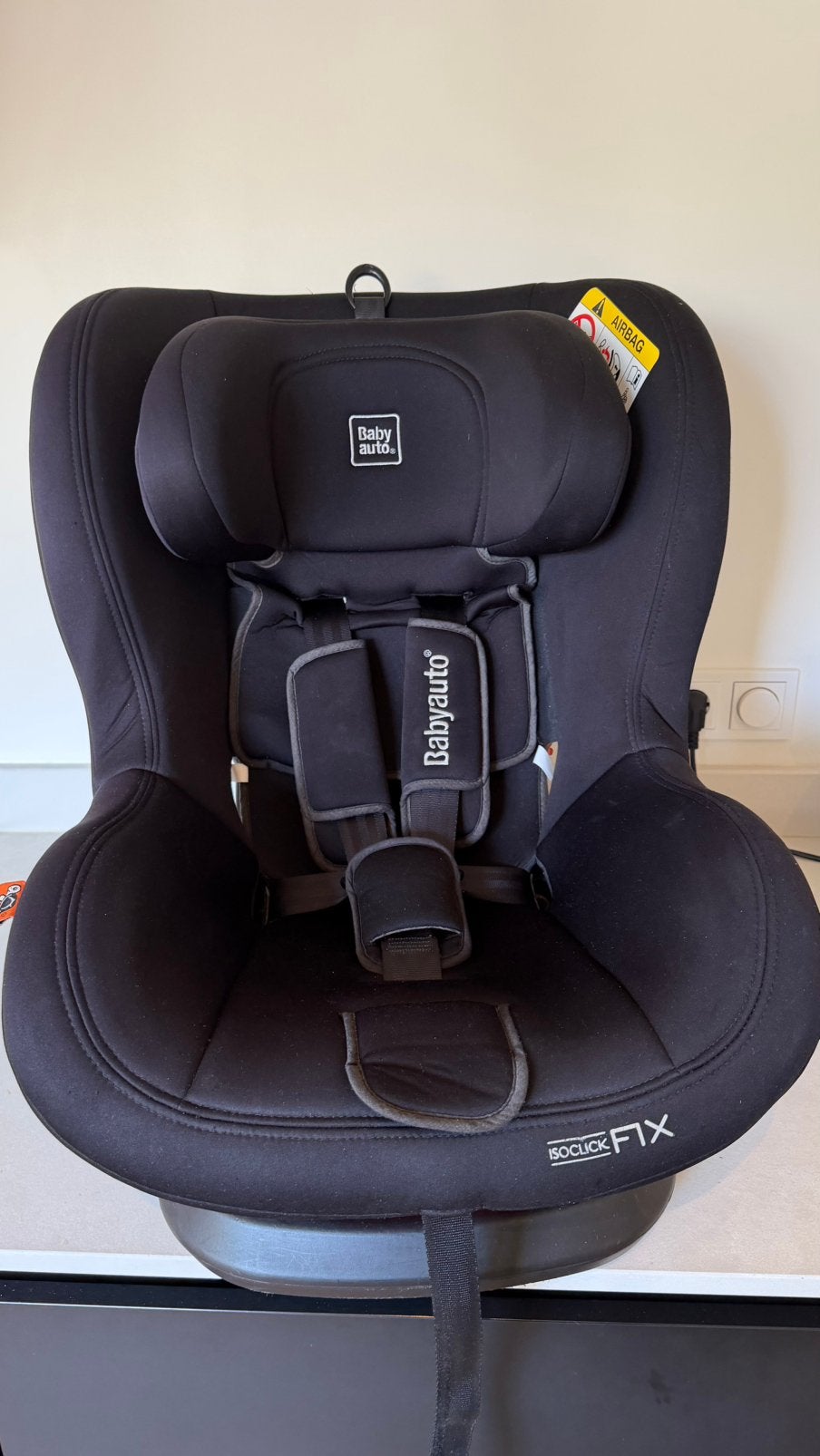 Autostoel merk Baby auto, Autogordel of Isofix, Gebruikt, 9 t/m 18 kg, Verstelbare rugleuning