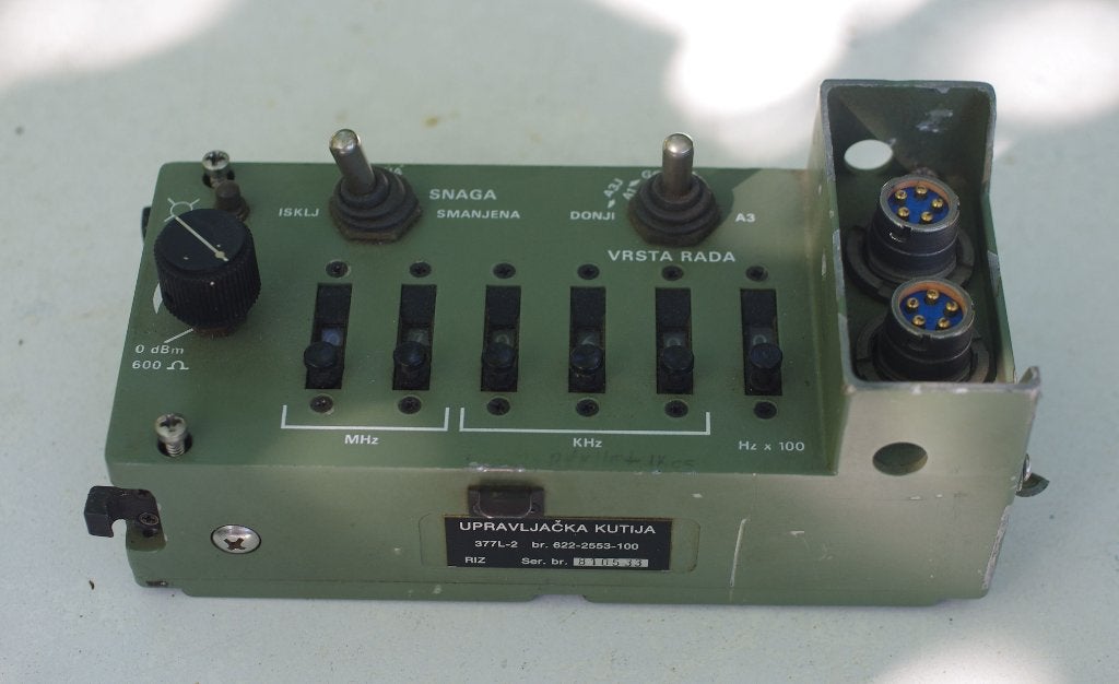 Control head / bedienpaneel PRC-515 RU-20 HF radio set, Telecommunicatie, Verzenden, Gebruikt, Zender en Ontvanger