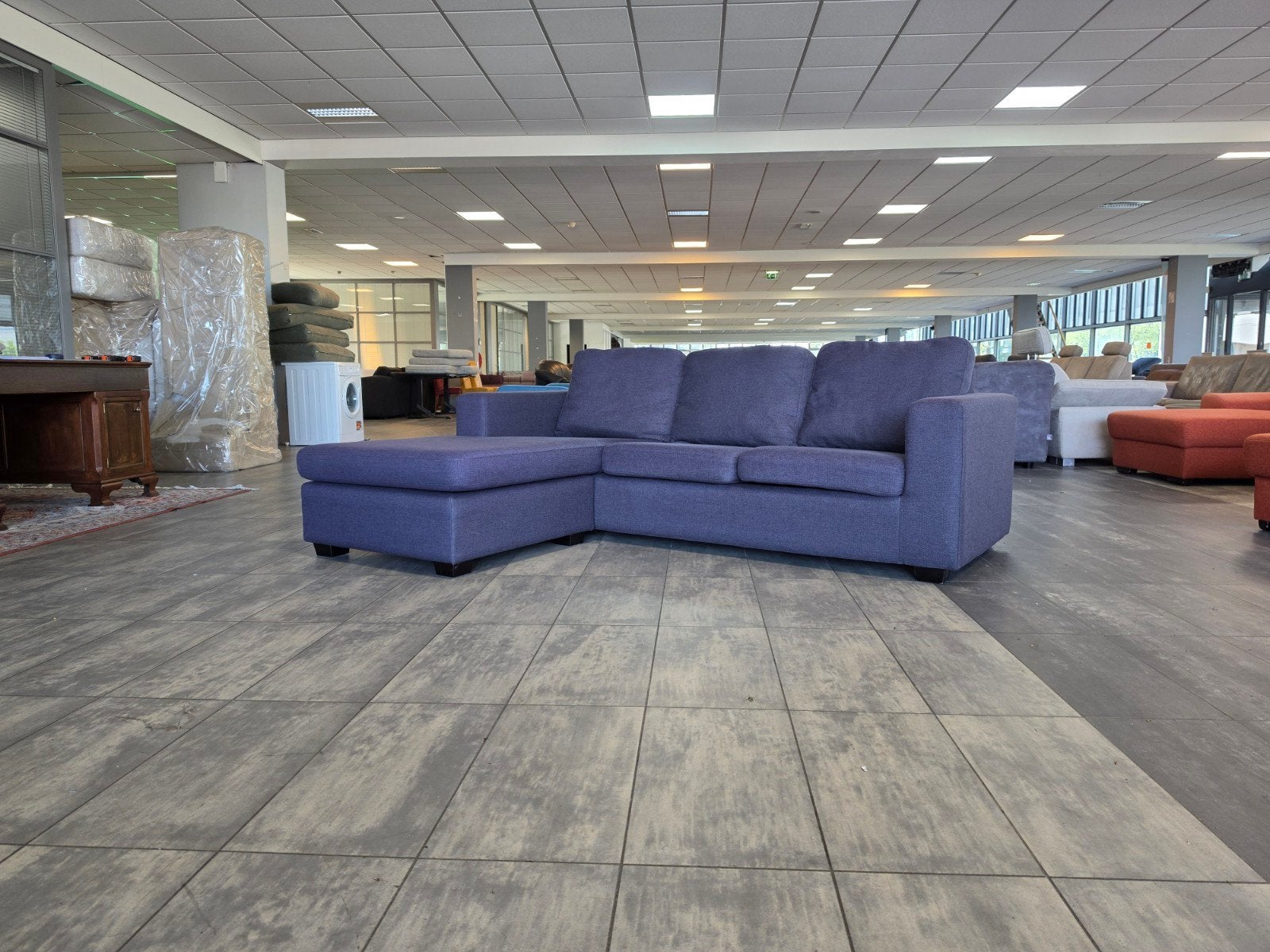 ✅️️️️️️️️ GEREINIGD donkergrijze hoekbank 235x175 | BEZORGEN, Info@onbekend.nl, Hoekbank, Driepersoons, 75 tot 100 cm