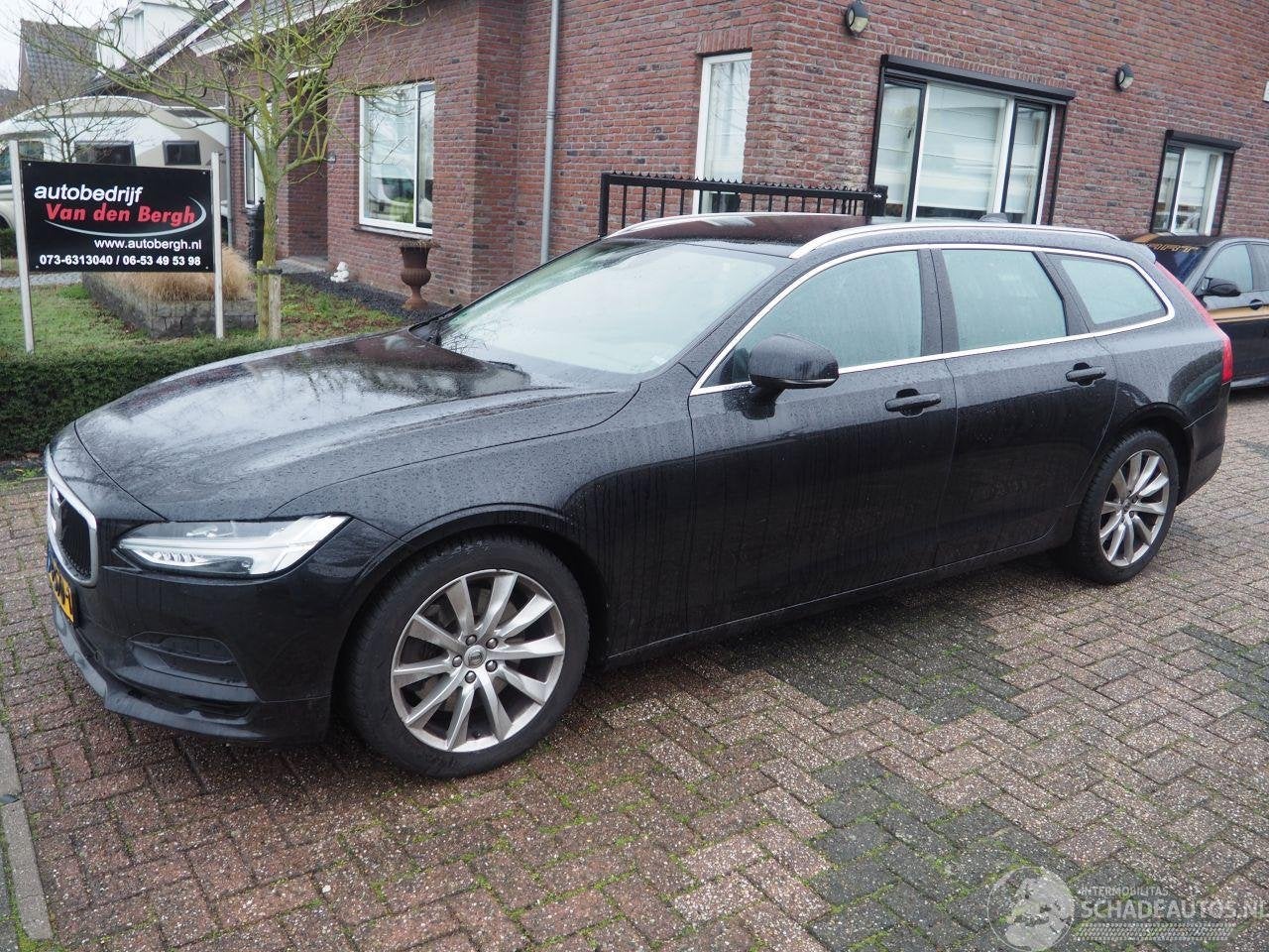 Volvo v-90 2.0 T5 90th Anniversary Edition (bj 2017), Automaat, Info@volvocars.com, Zwart, Stationwagon