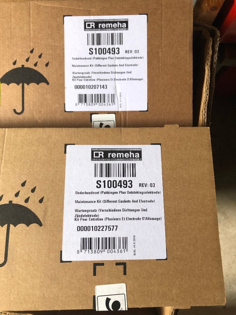 Onderhoudset  C Remeha Quinta (100493), Minder dan 30 cm, Hoog rendement (Hr), Cv-ketel of Combi-ketel, Nieuw