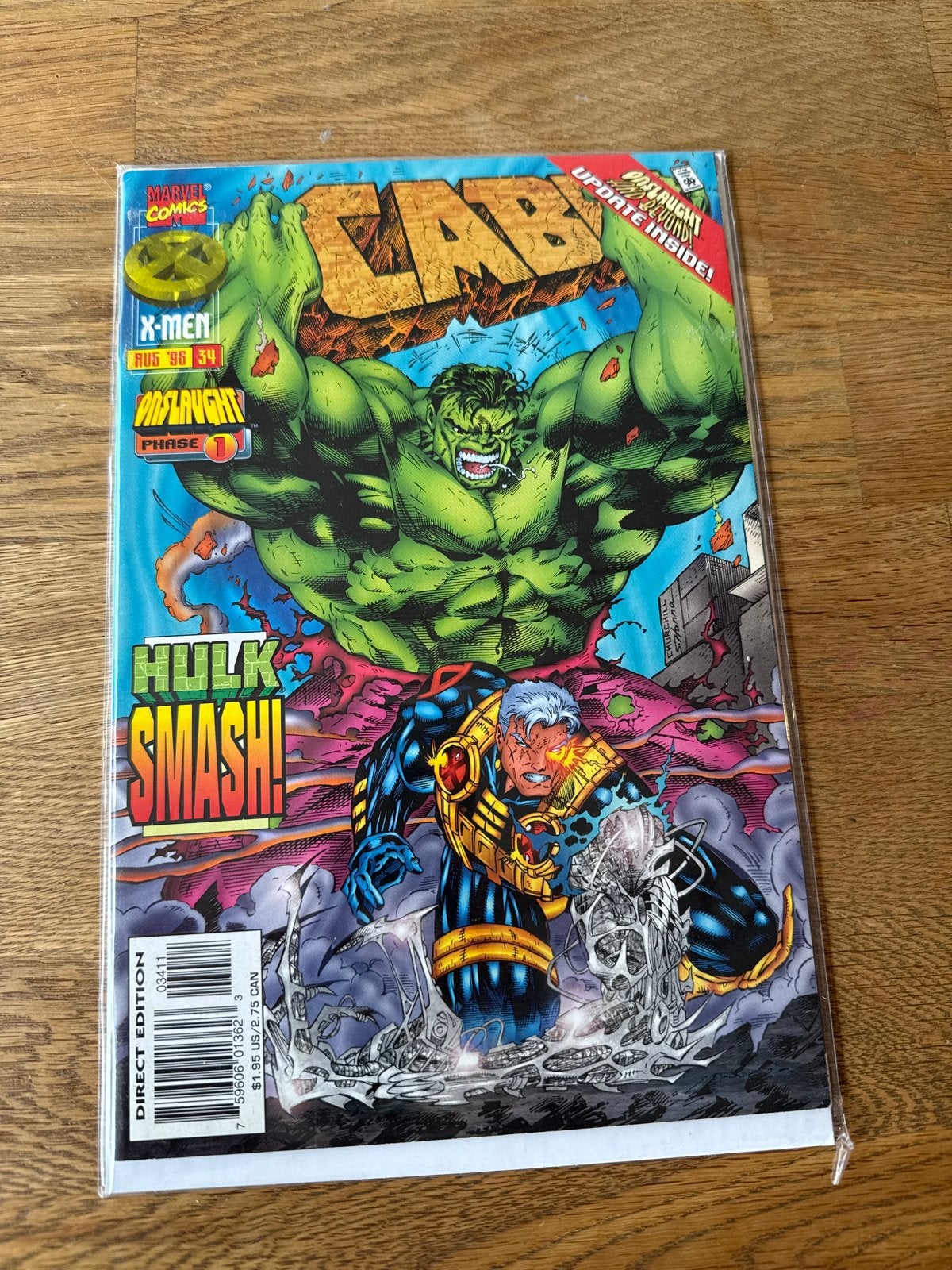 Marvel Comics X-Men Onslaught Phase 1 - Hulk Smash!, Boeken, Strips | Comics, Eén comic, Ophalen of Verzenden, Zo goed als nieuw