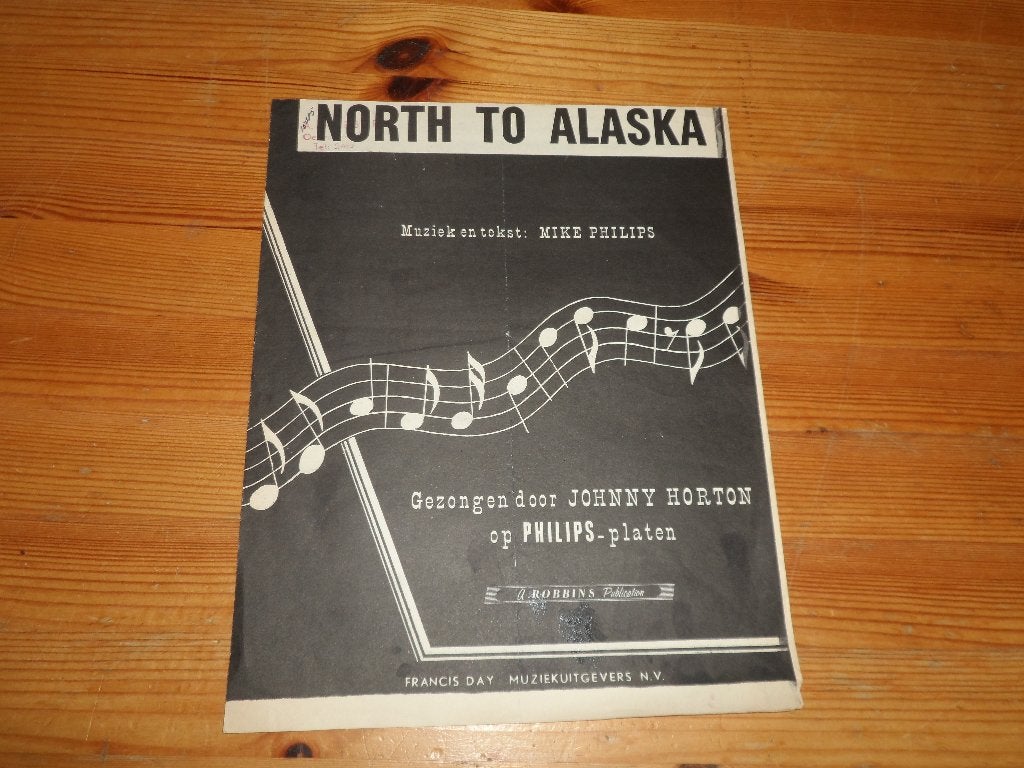 North to alaska - mike philips - johnny horton, Gebruikt, Gitaar, Ophalen of Verzenden, Artiest of Componist