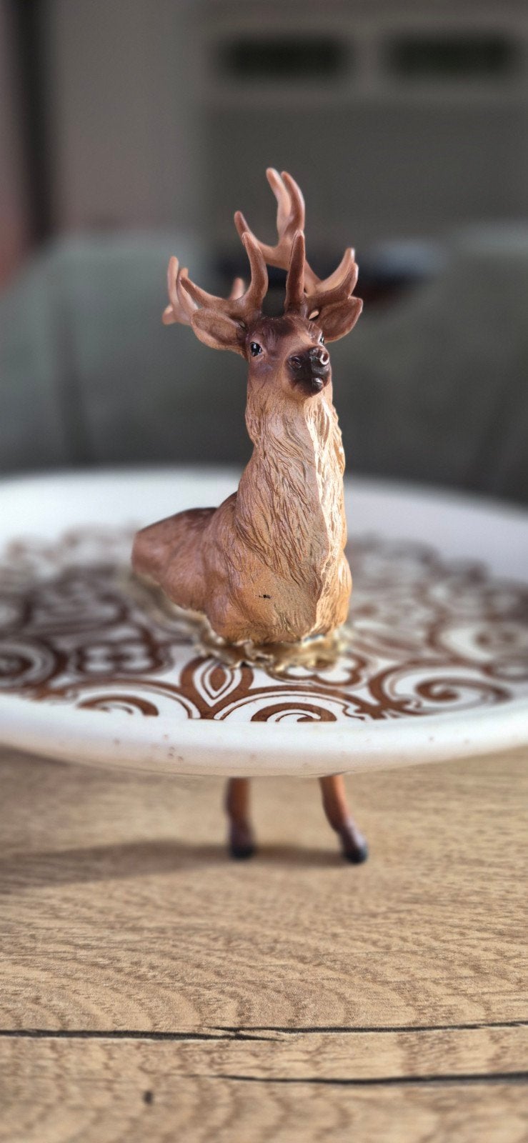 "Beest en Bord" Hert schleich, Ophalen of Verzenden, Zo goed als nieuw, Bruin, Landelijk