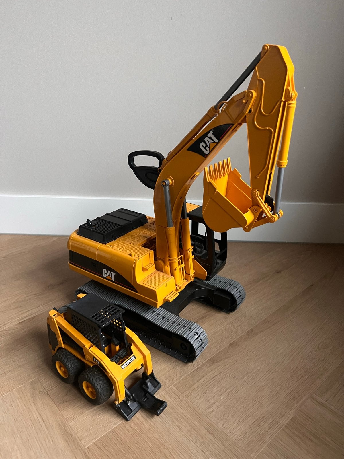 CAT Graafmachine en Bobcat Speelgoedset, Ophalen of Verzenden, Gebruikt
