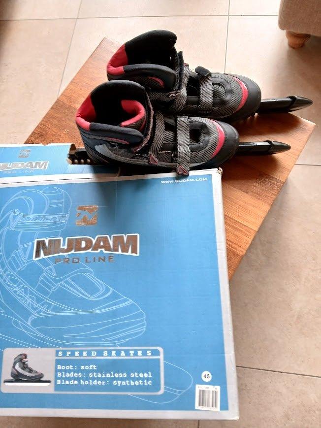 schaatsen, Ophalen, Combinoren, Zo goed als nieuw, Nijdam