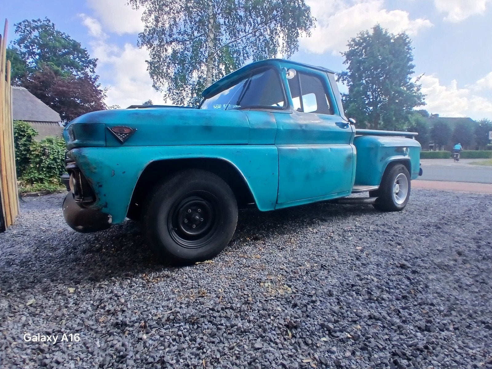 Gmc stepside shortbed / C10 truck 1963 V6, Auto's, Oldtimers, Particulier, Te koop