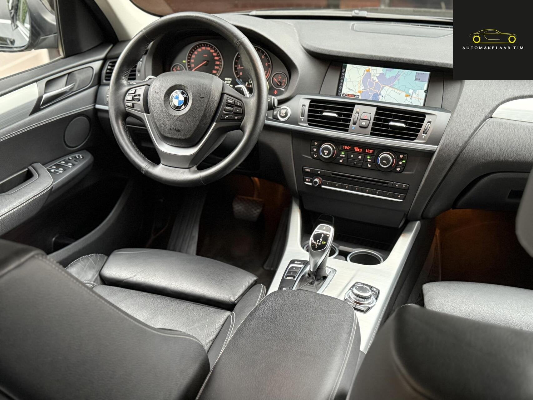 BMW X3 xDrive35i High Executive, Auto's, Automaat, 1780 kg, Gebruikt, Zwart