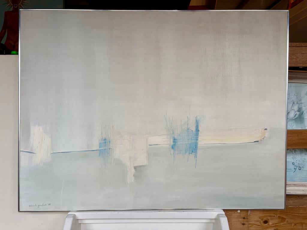 Schilderij van Albert Grosfeld 90x120cm, Antiek en Kunst, Ophalen