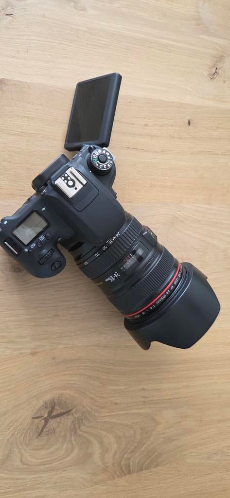 Canon EOS 760D met EF 24-105mm f/4 L IS USM lens, Ophalen, Gebruikt, Spiegelreflex, Canon