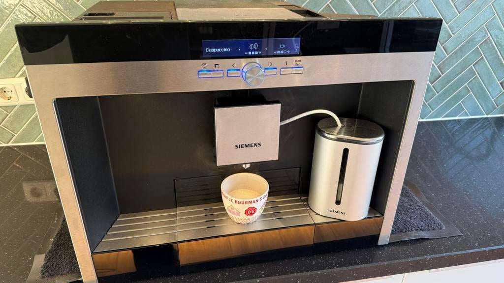 Siemens Inbouw Koffiemachine 3 MND Garantie, 10 kopjes of meer, Ophalen of Verzenden, Zo goed als nieuw, Koffiemachine