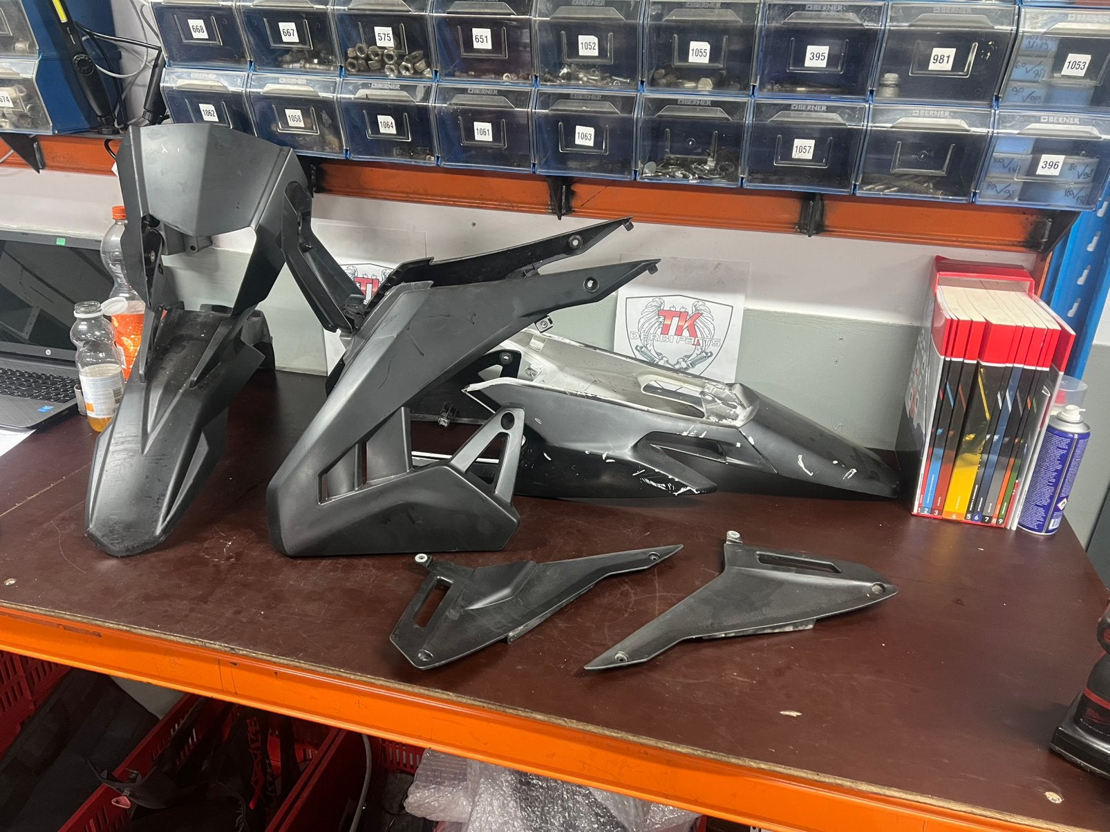 Aprilia sx50 kappenset vanaf 2018, Vanaf 2018, Gebruikt, Kappenset, Derbi/aprilia