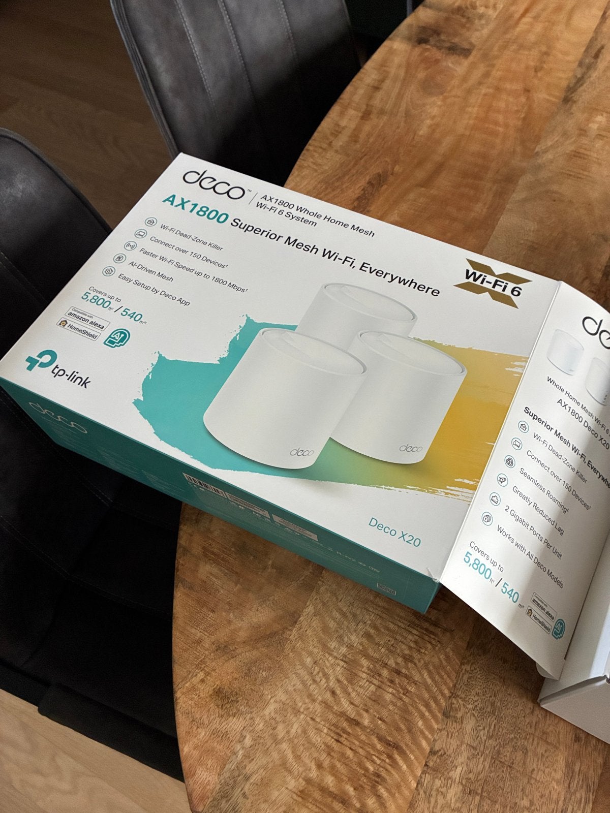 TP-Link Deco X20 AX1800 Mesh WiFi 6 systeem (3-pack), Computers en Software, Ophalen of Verzenden, Zo goed als nieuw, Router