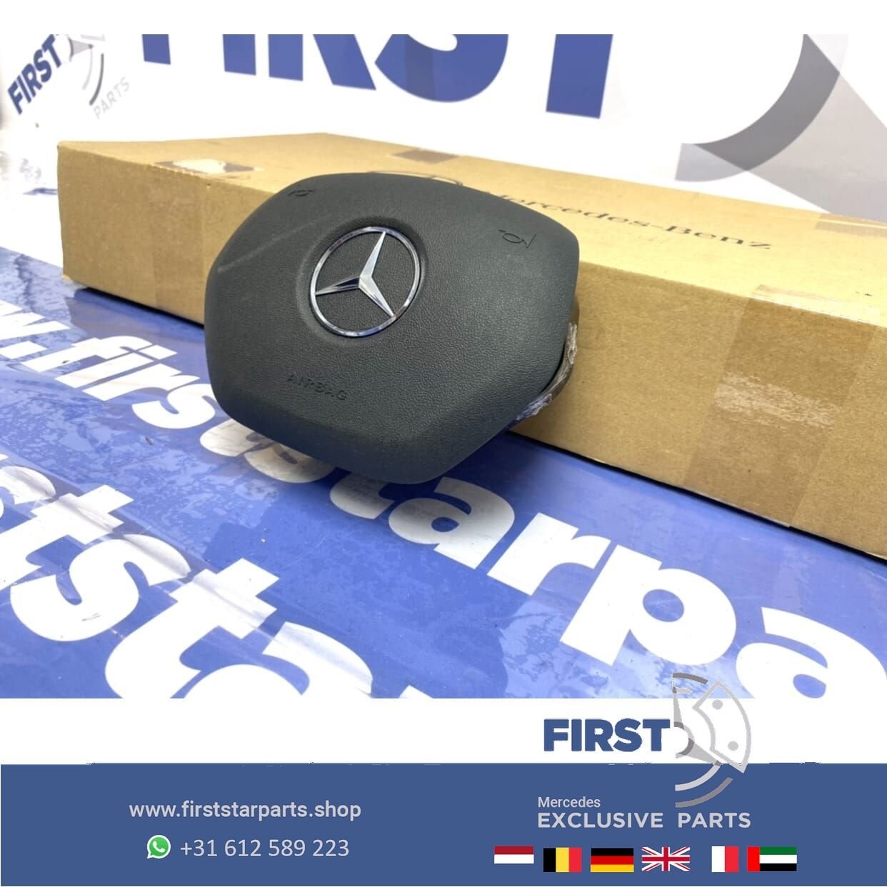 STUUR AIRBAG W242 W246 W166 W292 X166 B GLE ML GL GLS KLASSE, Gebruikt, -, Ophalen of Verzenden, -
